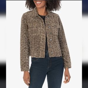 KUT From The KLOTH Kara leopard corduroy jacket